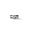 David Yurman Sterling Silver Crossover X Band Ring