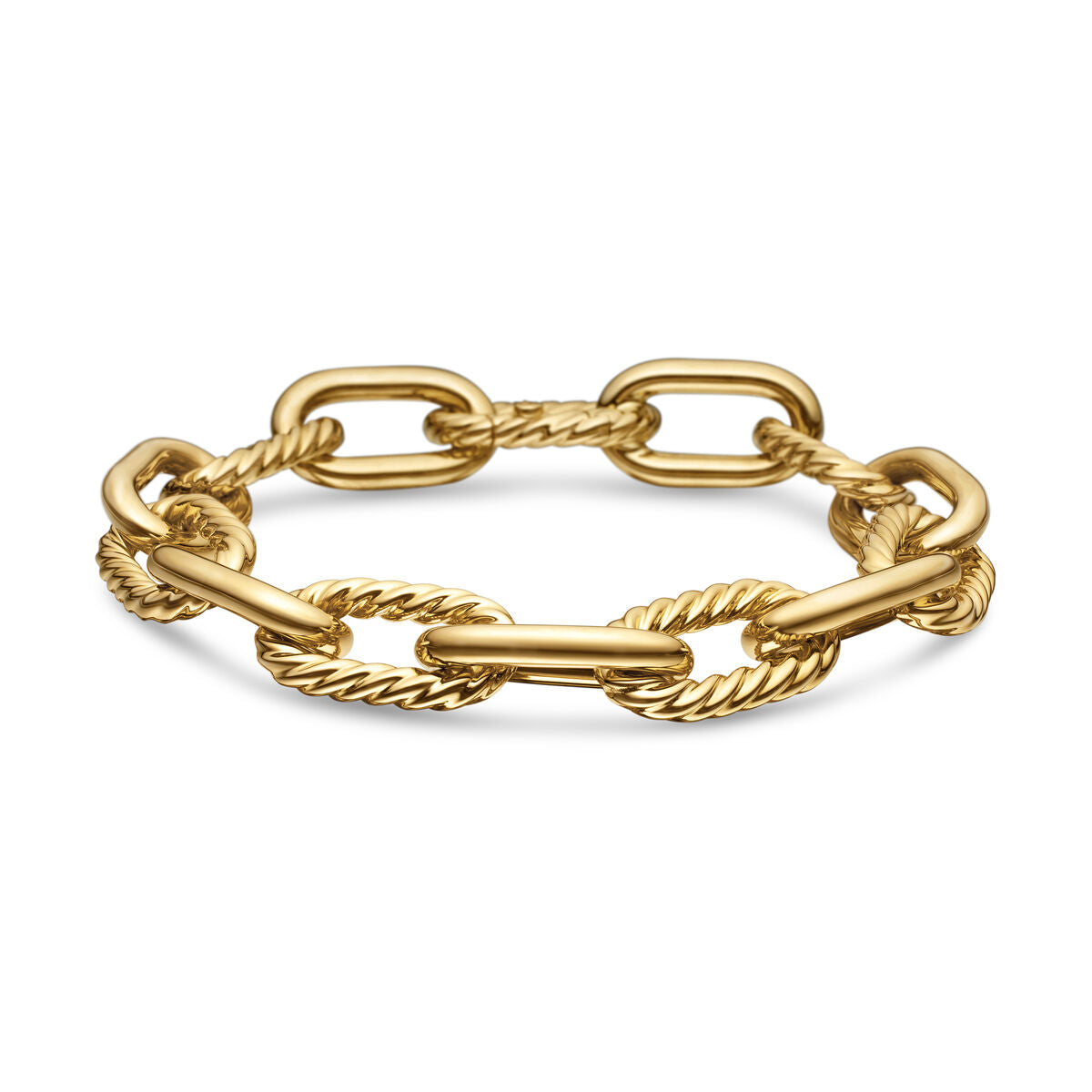 David Yurman Yellow Gold Madison Chain Bracelet
