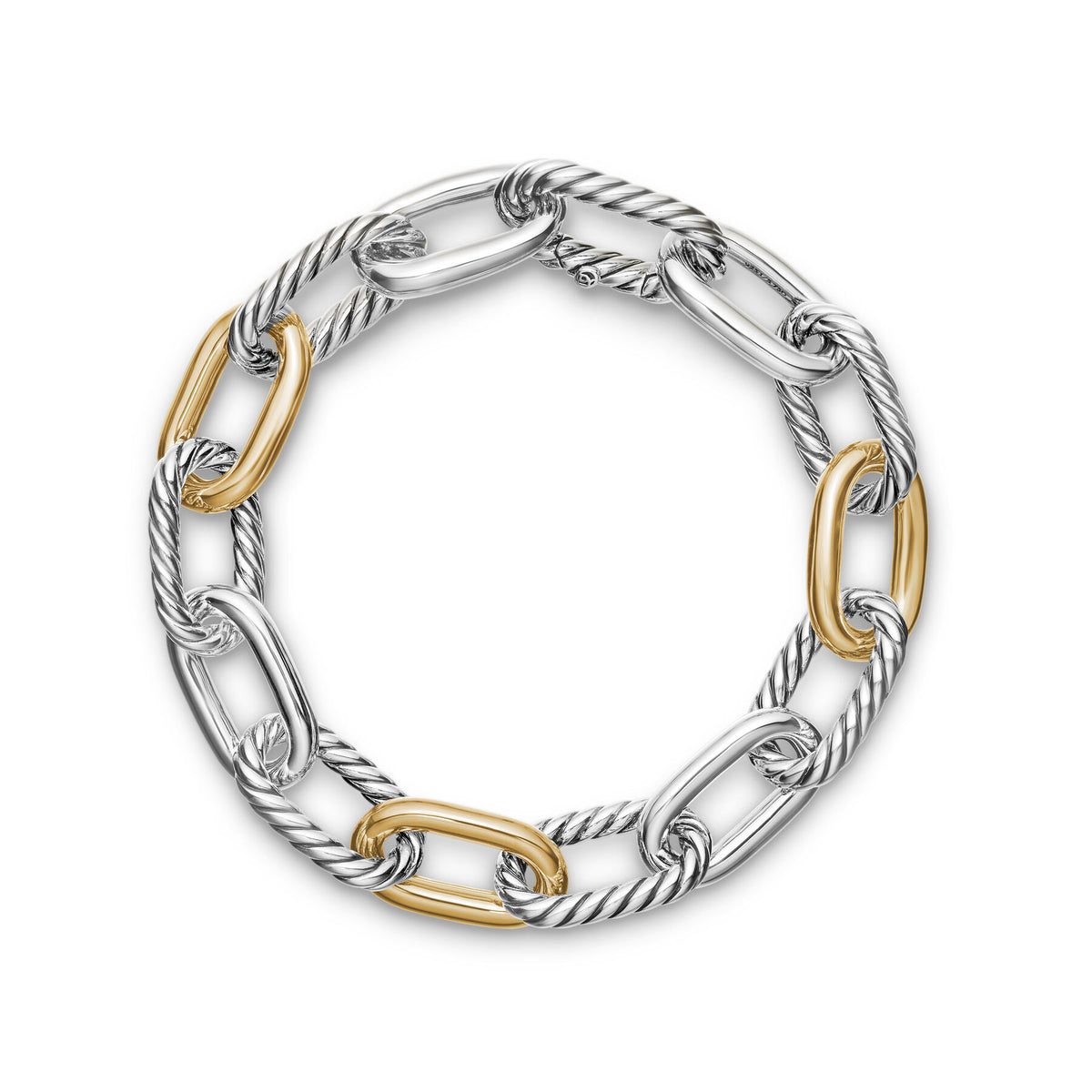 David Yurman Two Tone Madison Chain Bracelet