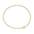 David Yurman Yellow Gold Madison Elongated Chain Necklace