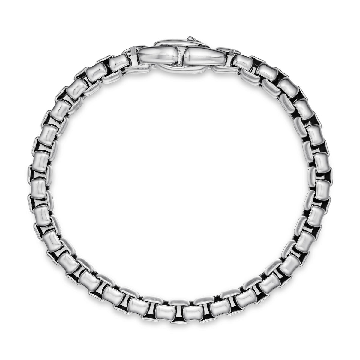 David Yurman Sterling Silver Box Chain Bracelet