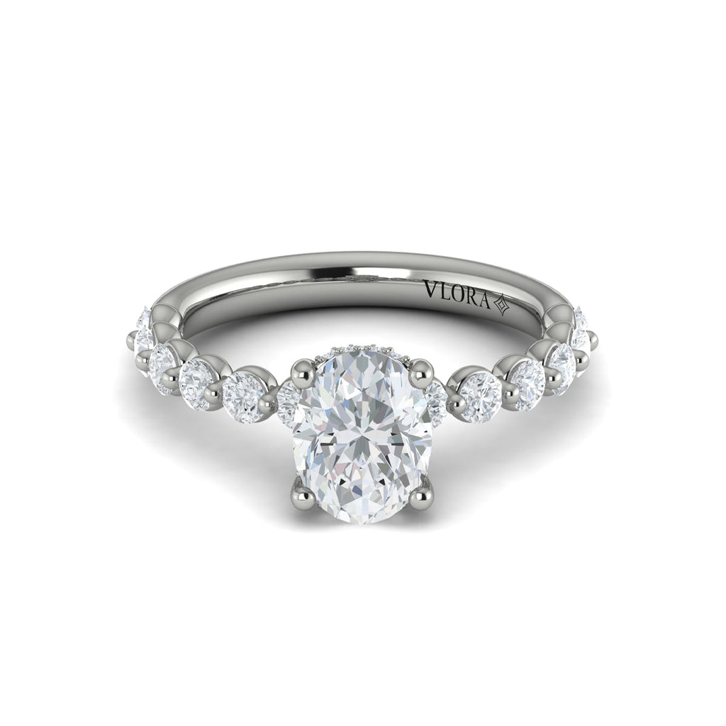 Vlora Bubble Diamond Engagement Ring Builder