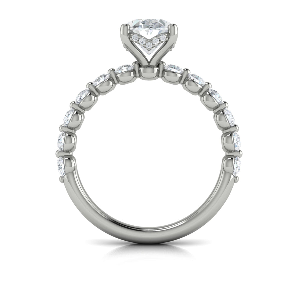 Vlora Bubble Diamond Engagement Ring Builder