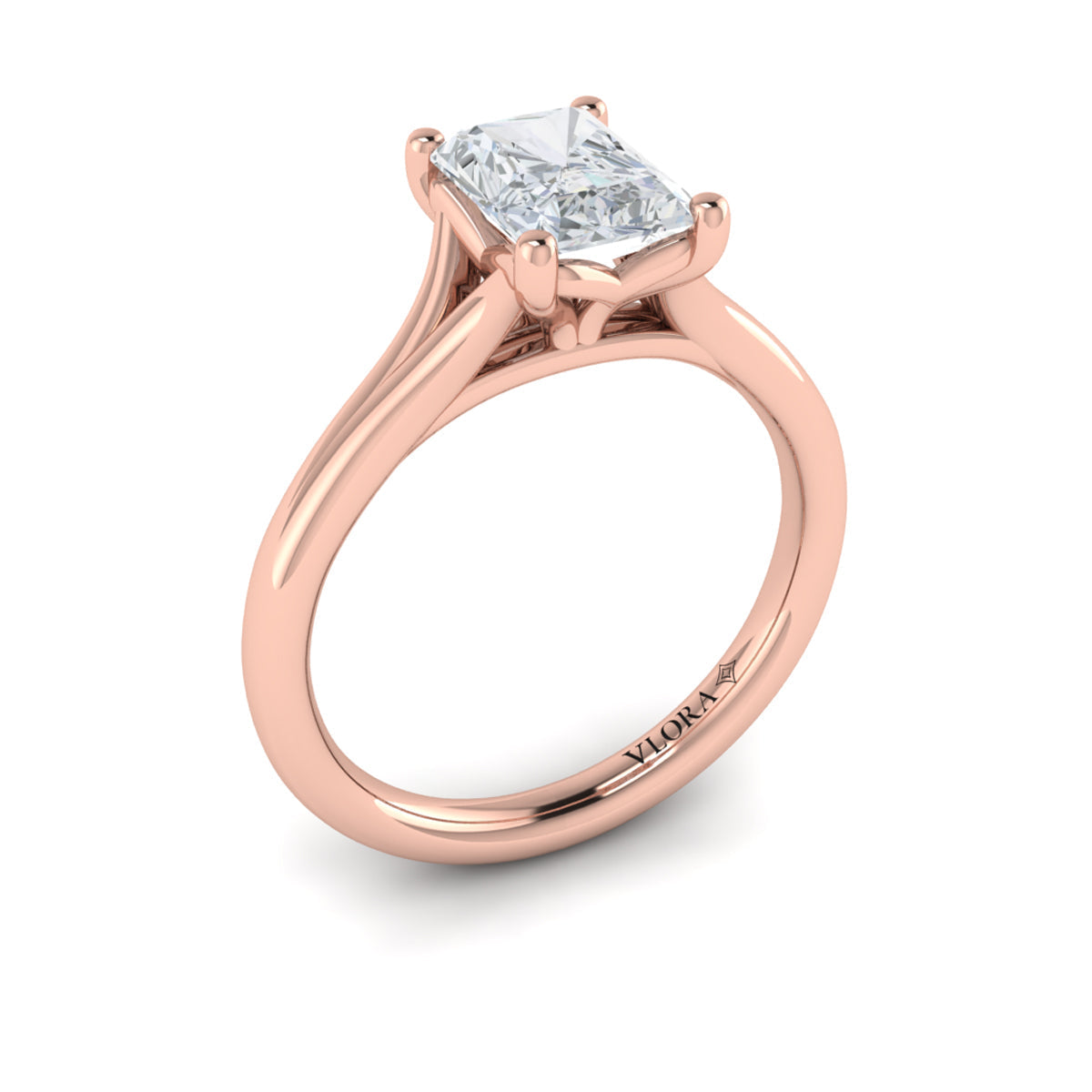 Vlora Split Shank Engagement Ring Builder