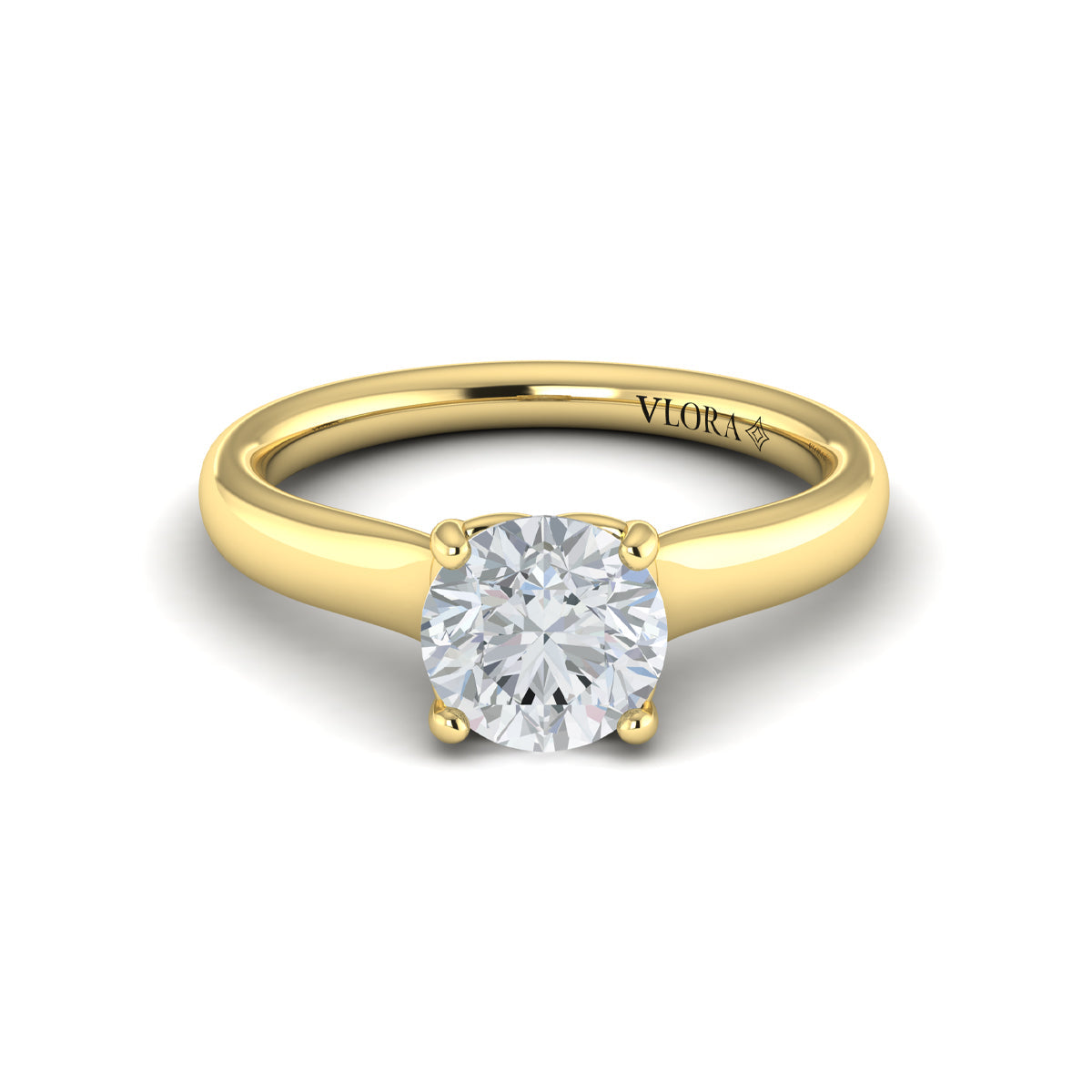 Vlora Solitaire Engagement Ring Builder