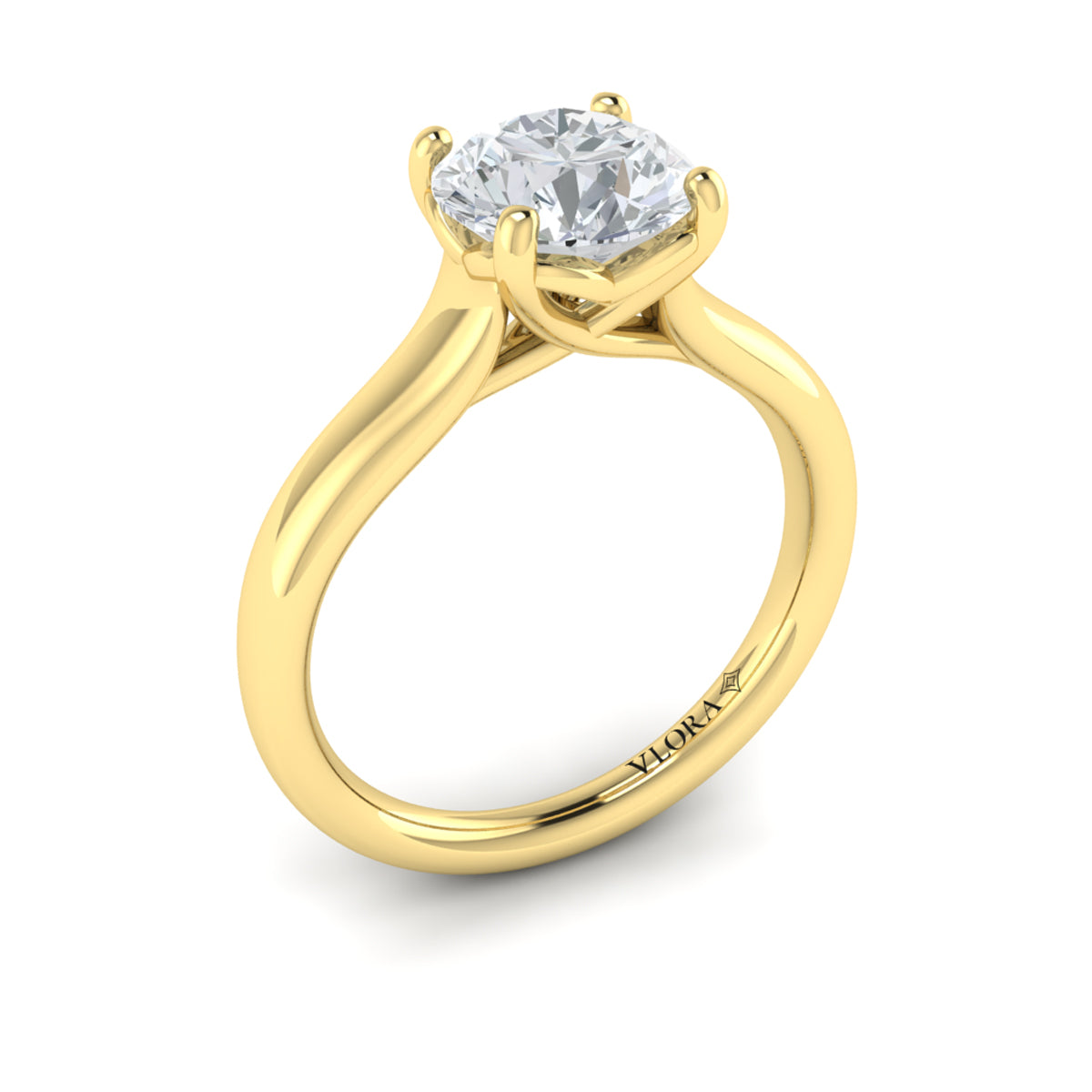 Vlora Solitaire Engagement Ring Builder