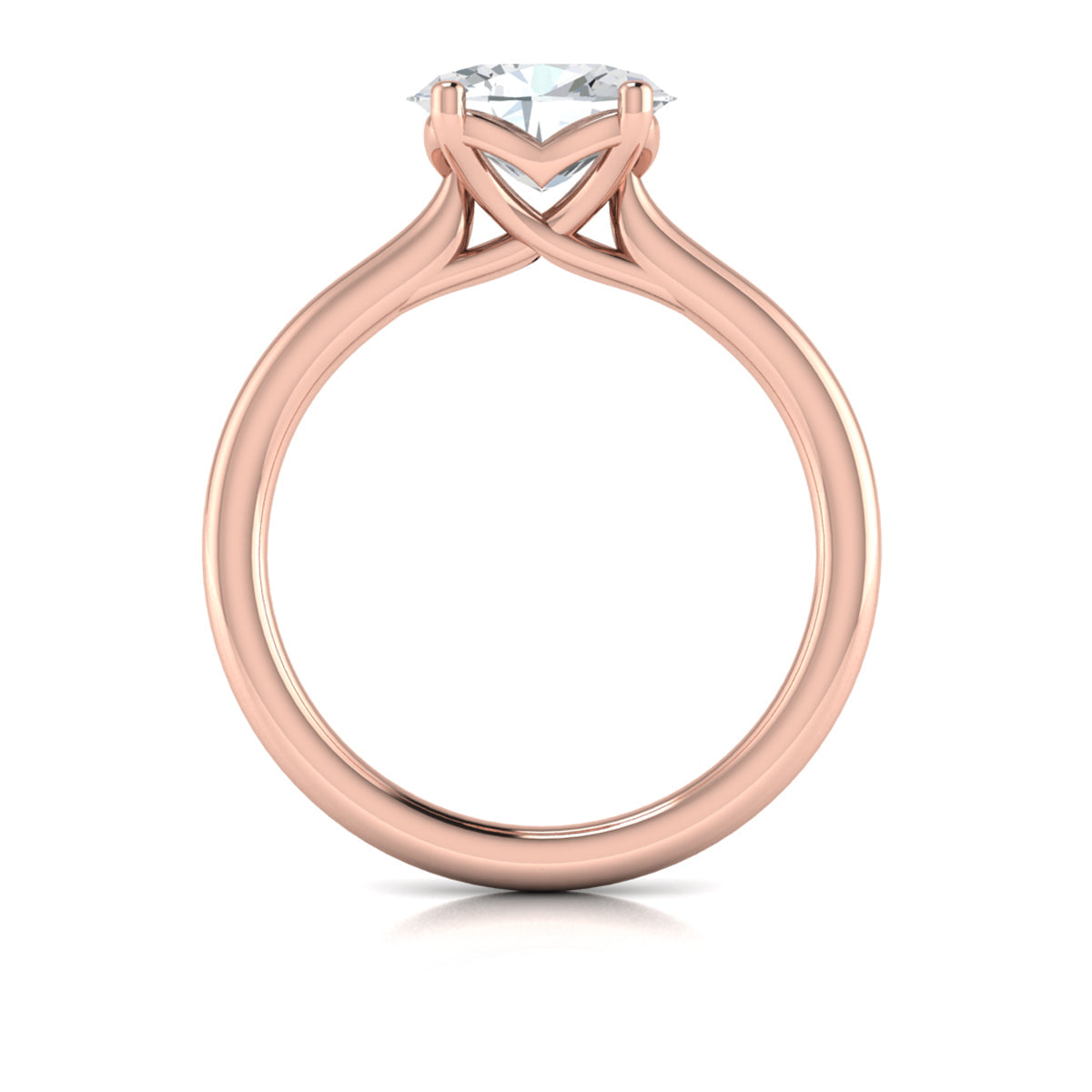 Vlora East-West Solitaire Engagement Ring Builder