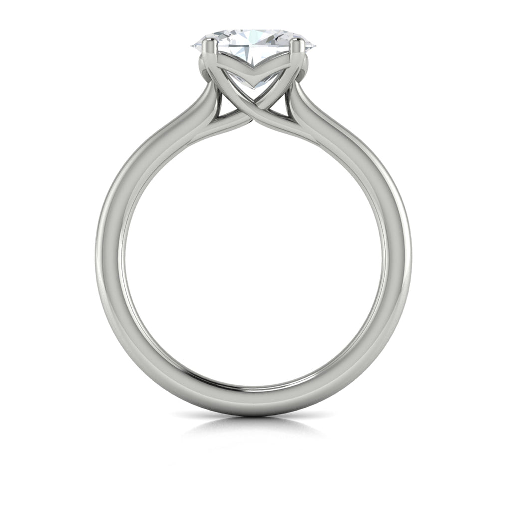 Vlora East-West Solitaire Engagement Ring Builder