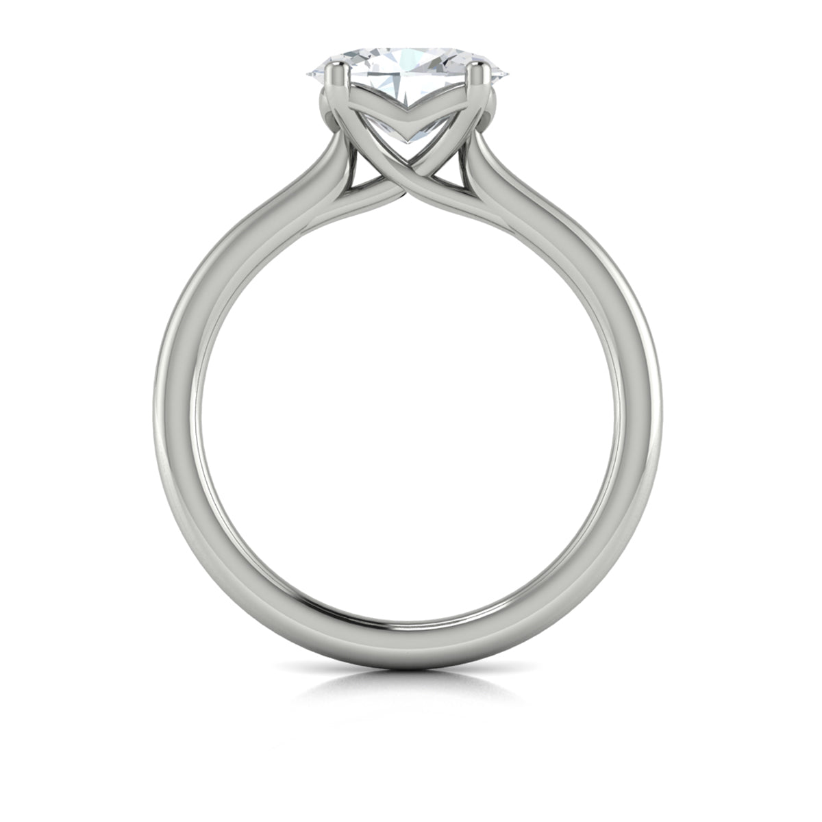 Vlora East-West Solitaire Engagement Ring Builder