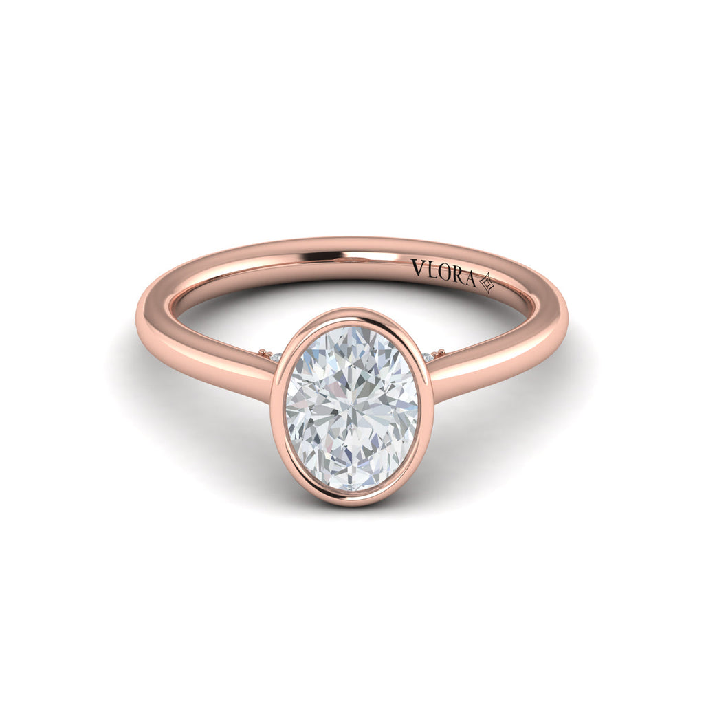 Vlora Bezel Solitaire Engagement Ring Builder