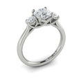 Vlora Three Stone Engagement Ring Builder