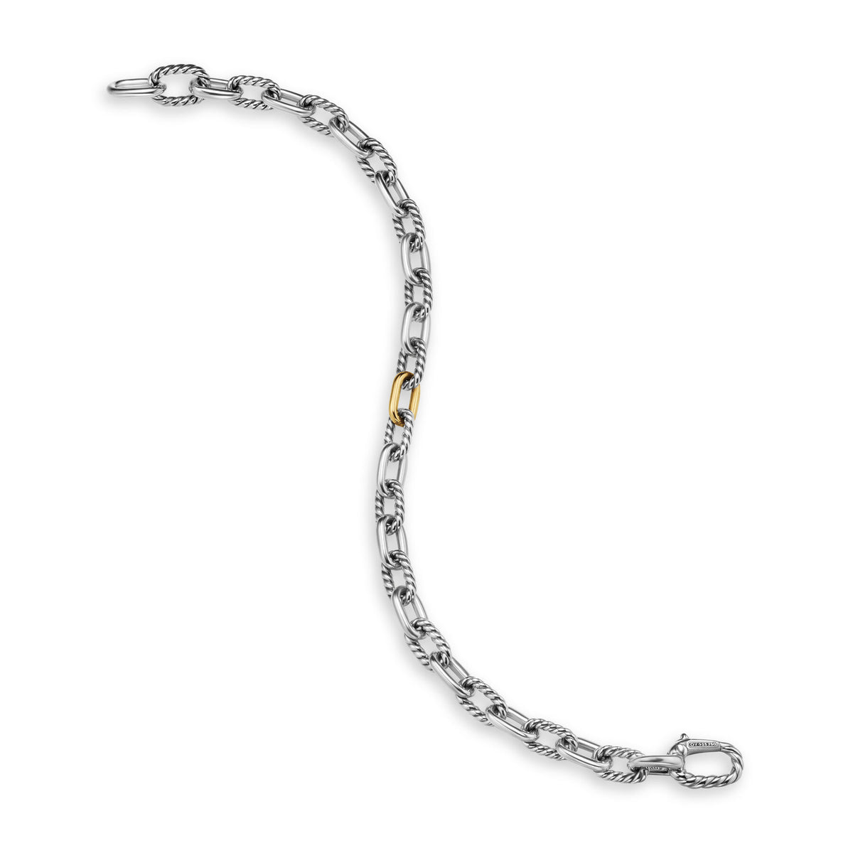 David Yurman Two Tone Madison Link Bracelet