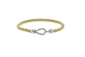 Simon G Yellow and White Gold Diamond Buckle Chain Bracelet