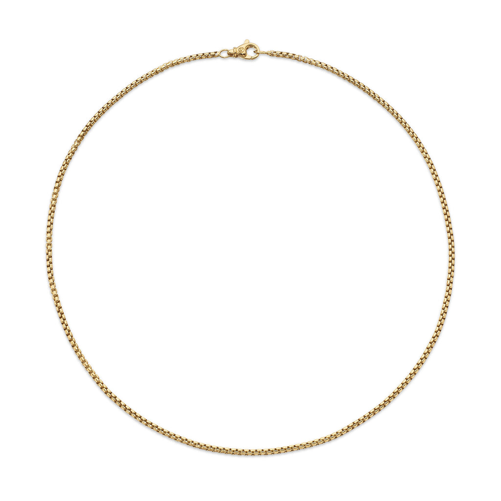 David Yurman Yellow Gold Box Chain