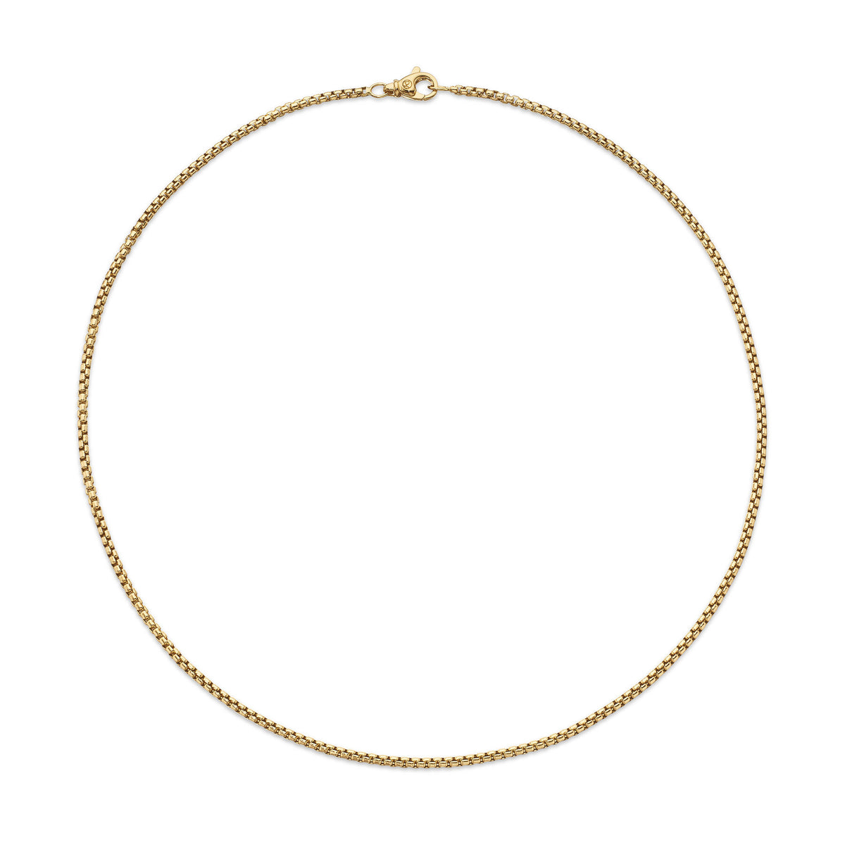 David Yurman Yellow Gold Box Chain