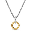 David Yurman Silver and Yellow Gold Amulet Extender