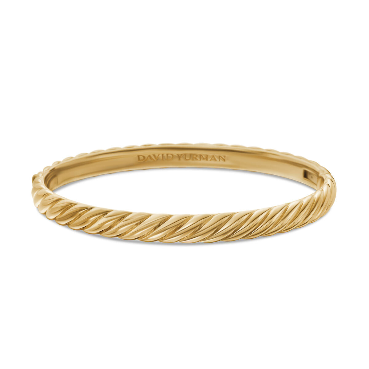 David Yurman Yellow Gold Sculpted Cable Bracelet