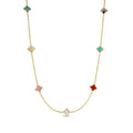 Roberto Coin Yellow Gold Venetian Princess Carnival Station Necklace