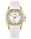 Citizen Veya Eco Drive White Silicone Strap Watch