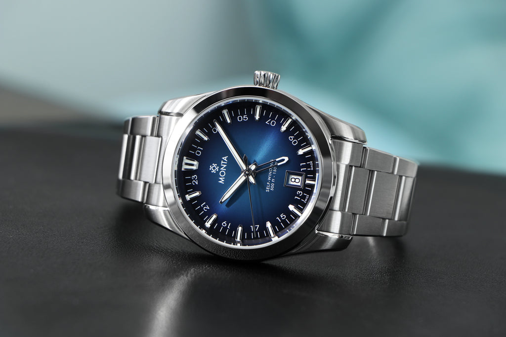 MONTA Noble Voyager Blue Swiss Watch