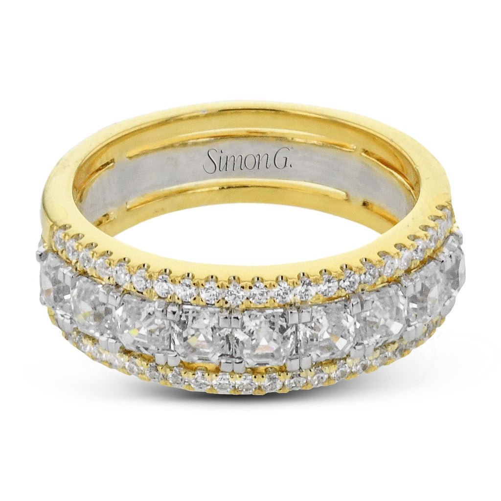 Anniversary Ring In 18k Gold With Diamonds - Simon G. Jewelry