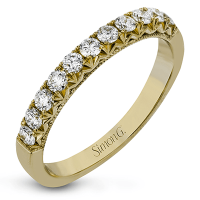 Anniversary Ring In 18k Gold With Diamonds - Simon G. Jewelry