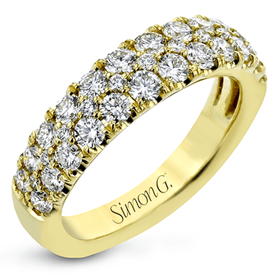 Anniversary Ring In 18k Gold With Diamonds - Simon G. Jewelry