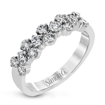 Anniversary Ring In 18k Gold With Diamonds - Simon G. Jewelry