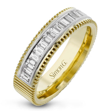 Anniversary Ring In 18k Gold With Diamonds - Simon G. Jewelry