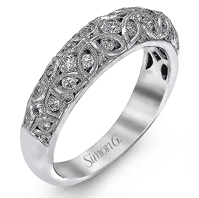 Anniversary Ring In 18k Gold With Diamonds - Simon G. Jewelry