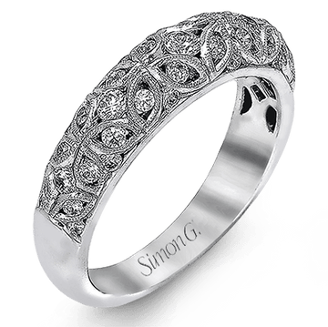 Anniversary Ring In 18k Gold With Diamonds - Simon G. Jewelry