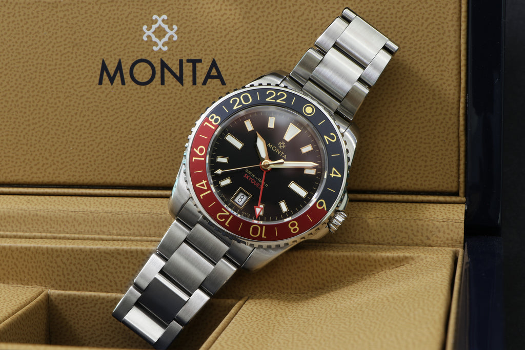 MONTA Skyquest Gilt Swiss Watch