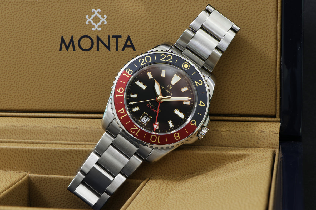 MONTA Skyquest Gilt Swiss Watch