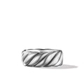 David Yurman Sterling Silver Sculpted Cable Contour Band Ring