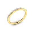 Vlora Yellow Gold Petite Diamond Wedding Band
