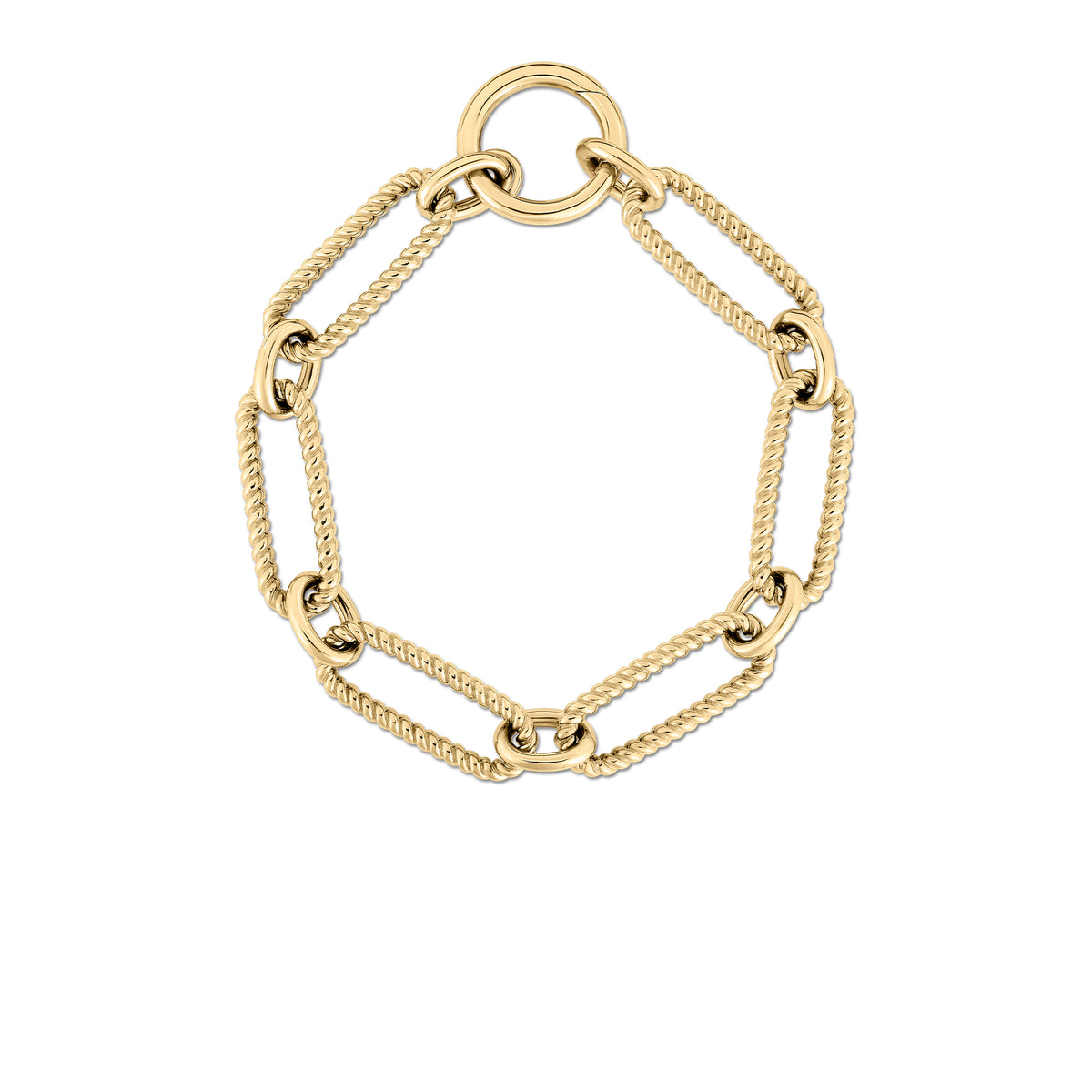 Roberto Coin Yellow Gold Designer Gold Oro Classic Bracelet