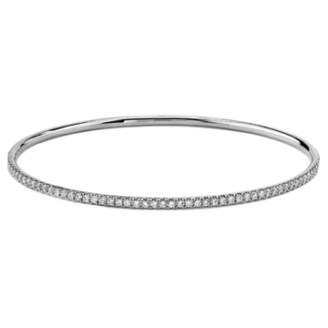 Bangle in 18k Gold with Diamonds - Simon G. Jewelry