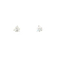White Gold 0.65 Carat Diamond Stud Earrings