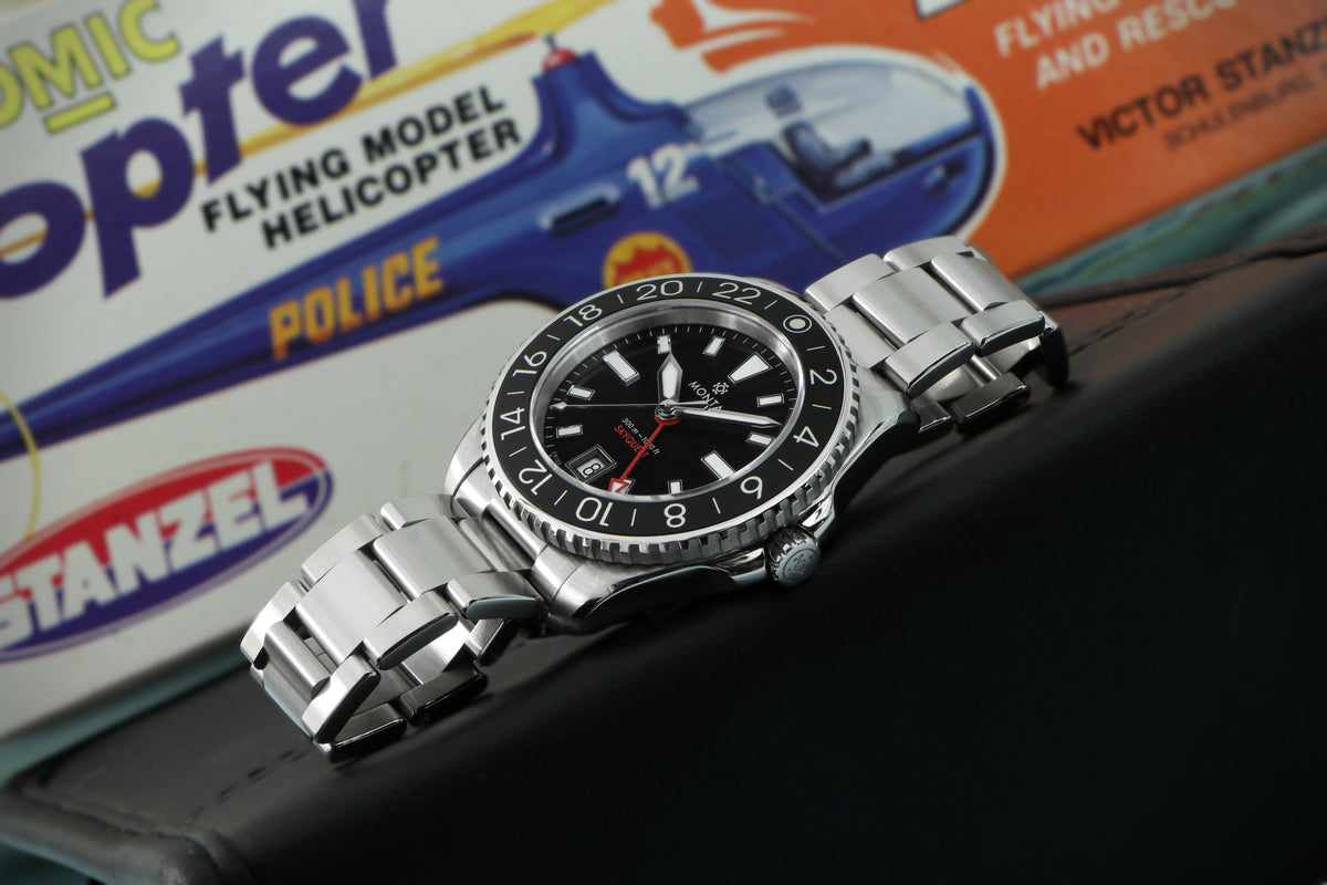 MONTA Skyquest Black Swiss Watch