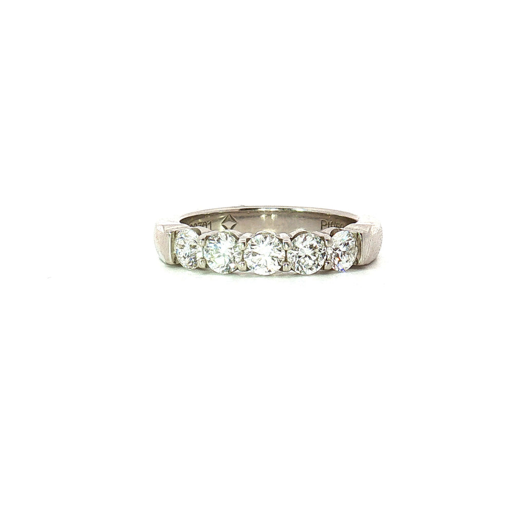 Forevermark Platinum Carat Five Diamond Wedding Band