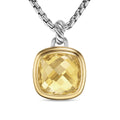 David Yurman Sterling Silver and Yellow Gold Albion Champagne Citrine Enhancer