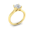 Vlora Yellow Gold Solitaire Engagement Ring Mounting