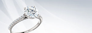 Solitaire Diamond Ring Vanscoy, Maurer Bash Diamond Jewelers banner