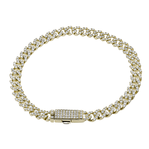 Bracelet in 14k Gold with Diamonds - Simon G. Jewelry