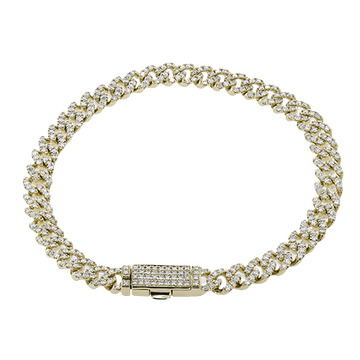 Bracelet in 14k Gold with Diamonds - Simon G. Jewelry