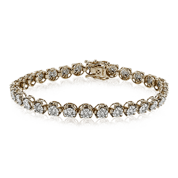 Bracelet in 18k Gold with Diamonds - Simon G. Jewelry