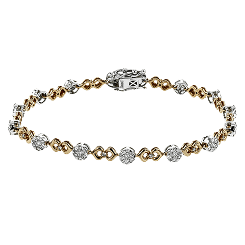 Bracelet in 18k Gold with Diamonds - Simon G. Jewelry