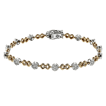 Bracelet in 18k Gold with Diamonds - Simon G. Jewelry