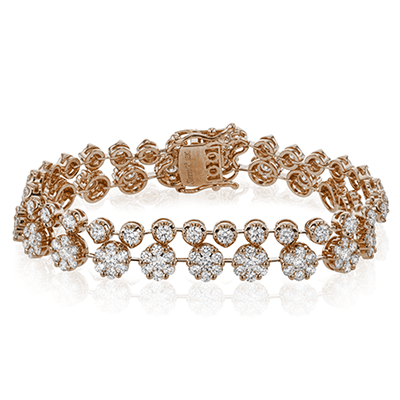 Bracelet in 18K Gold with Diamonds - Simon G. Jewelry