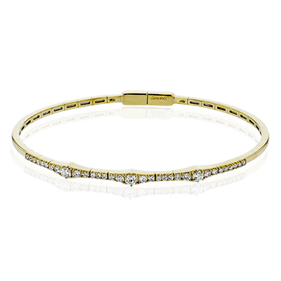 Bracelet in 18K Gold with Diamonds - Simon G. Jewelry